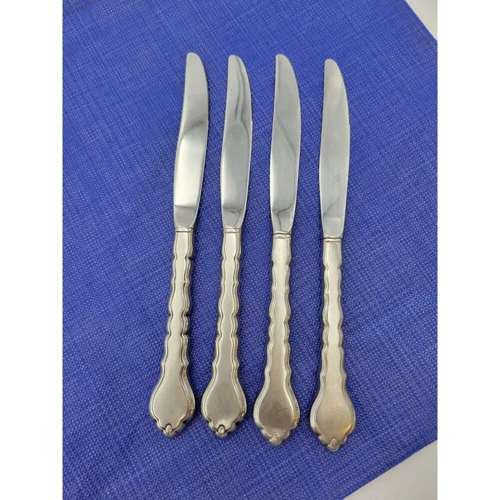 Oneida Cello Set of 4 Dinner Knives Community Stainless Flatware